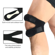 Sports Adjustable Knee Brace, Knee Pain Relief Protective Gear  Support for Men and Women Running Riding Football Hiking