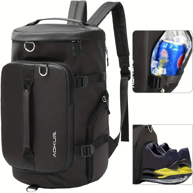 Men's Waterproof Large Capacity Backpack, Gym Sports Duffel Bags.