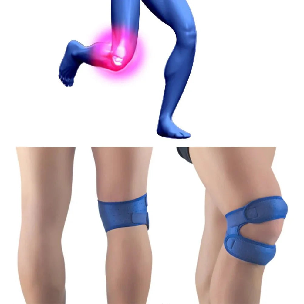 Sports Adjustable Knee Brace, Knee Pain Relief Protective Gear  Support for Men and Women Running Riding Football Hiking