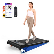 Lichico Running Treadmill Walking Pad w/Incline Remote Control for Home/Office, 2.5HP Brushless Motorized Compact Walking Jogging Machine Portable Treadmill with 0.5-4 MPH Speed Range