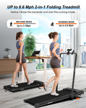 2-in-1 Adjustable Incline Treadmill AD4000 | Lichico