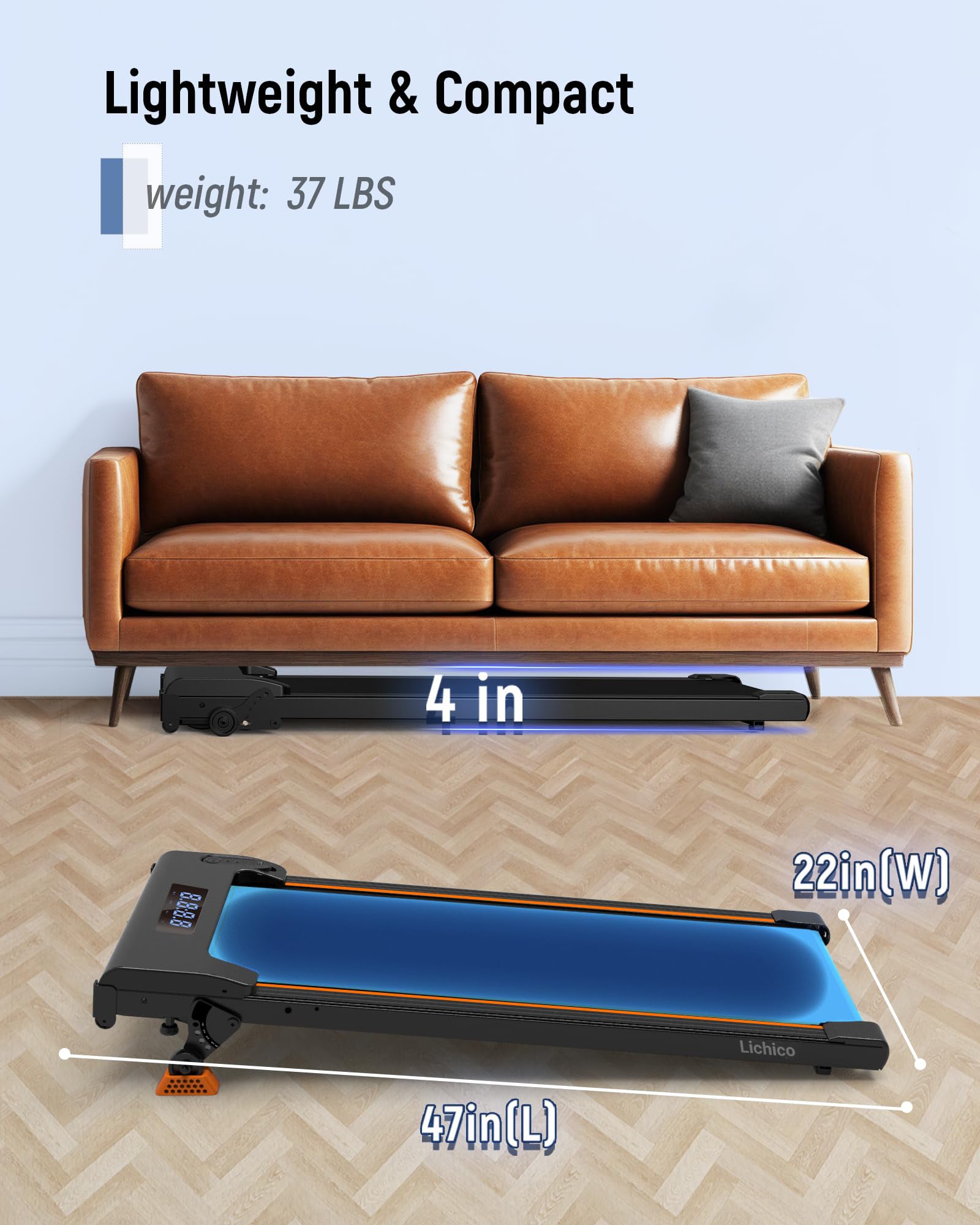 Adjustable Incline Walkingpad ‎DK-38AB-2 | Lichico